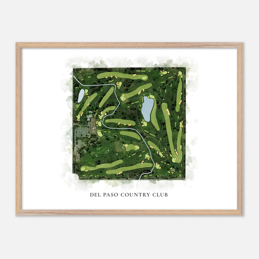 Print of Del Paso Country Club Classic Map