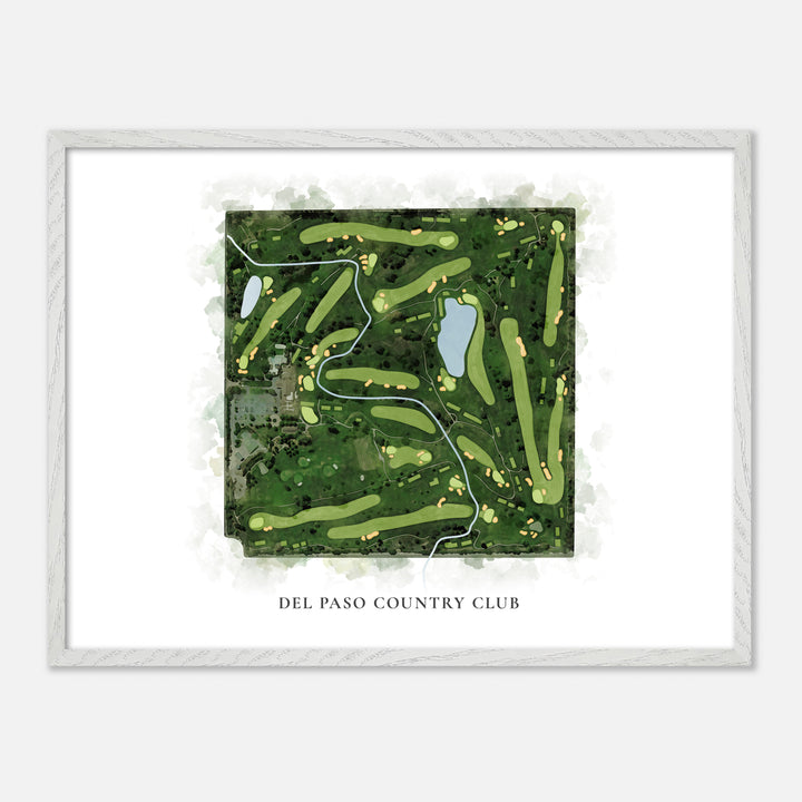 Print of Del Paso Country Club Classic Map