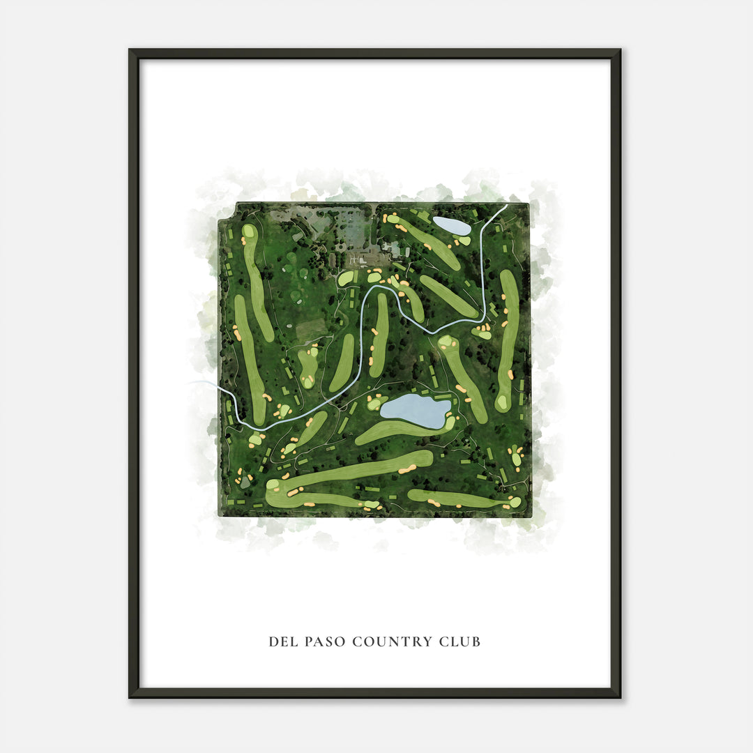 Print of Del Paso Country Club Classic Map