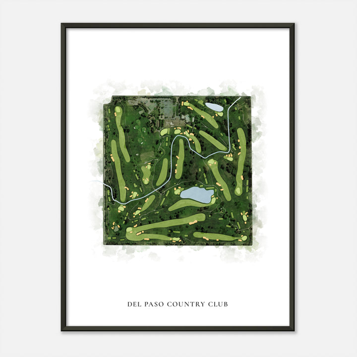 Print of Del Paso Country Club Classic Map