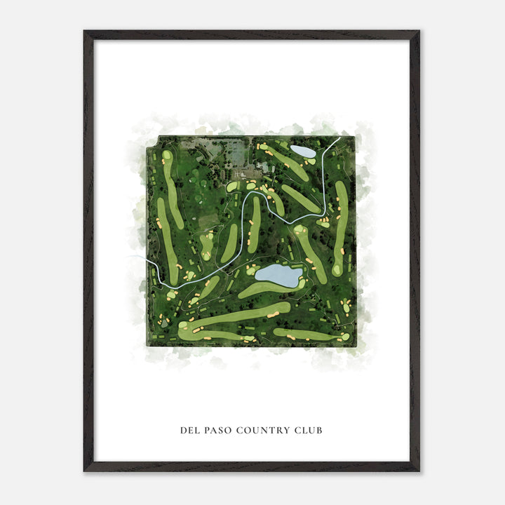 Print of Del Paso Country Club Classic Map