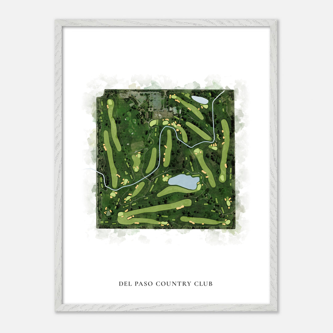 Print of Del Paso Country Club Classic Map