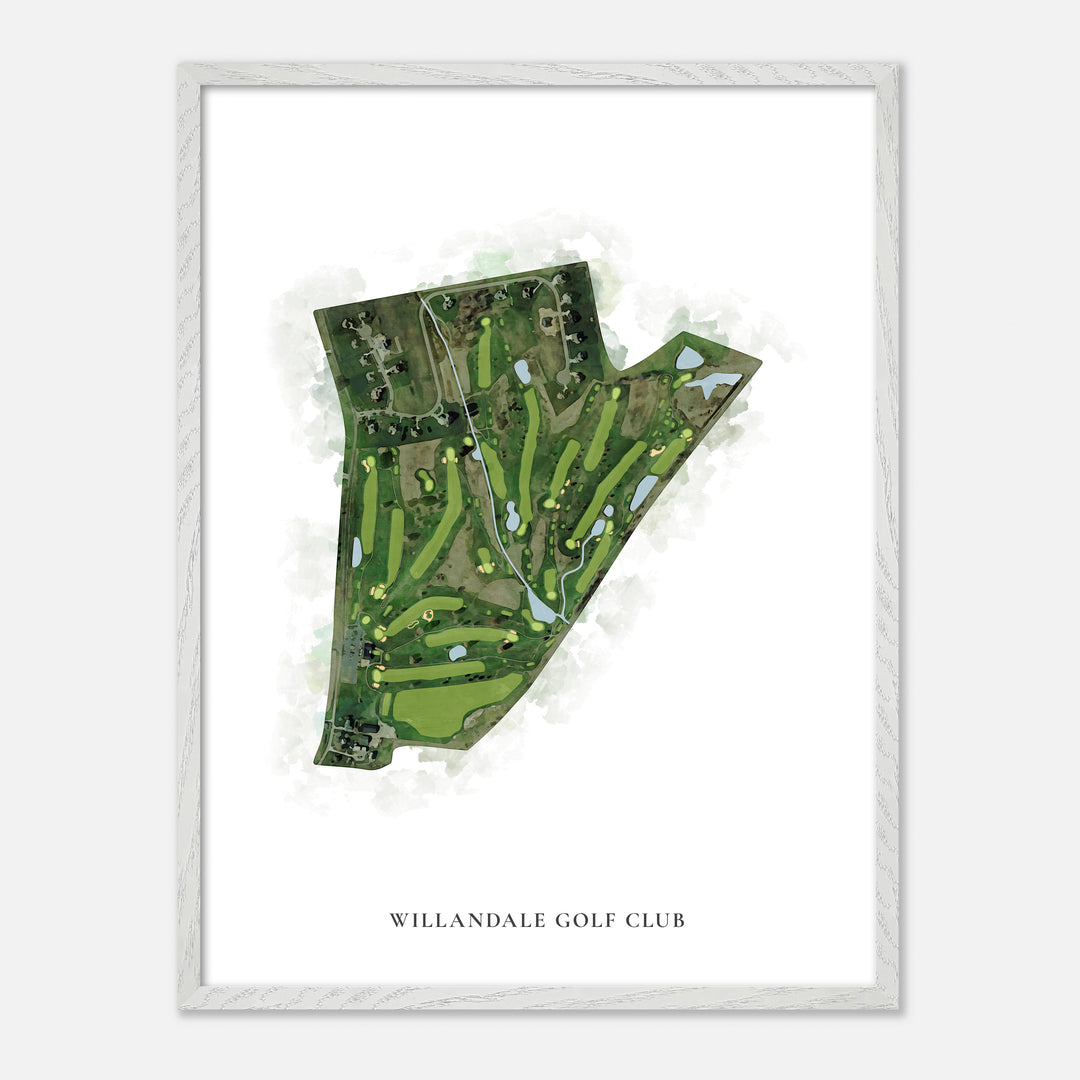 Print of Willandale Golf Club Classic Map