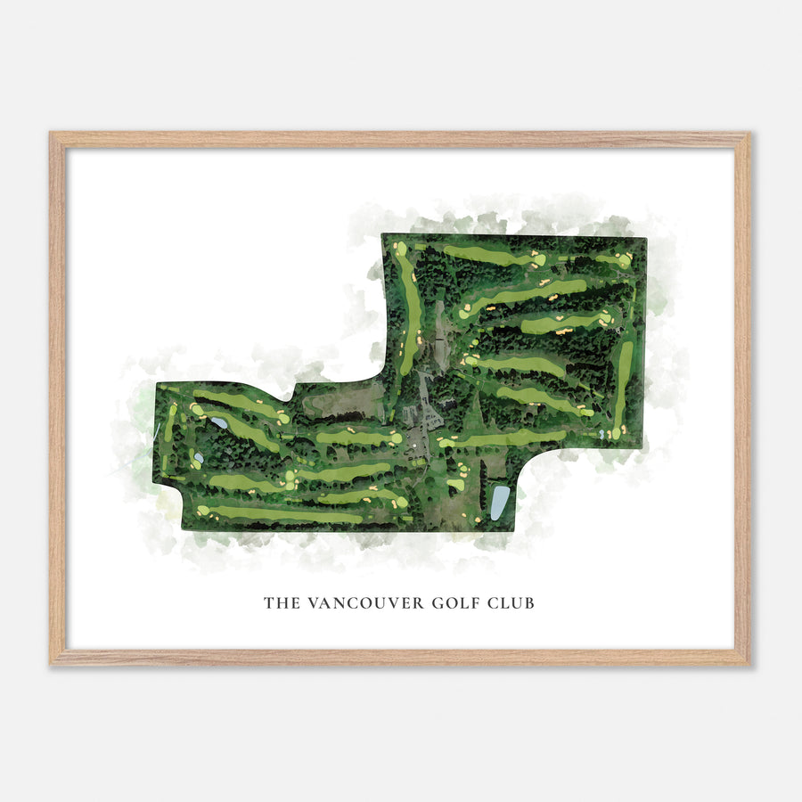 Print of The Vancouver Golf Club Classic Map