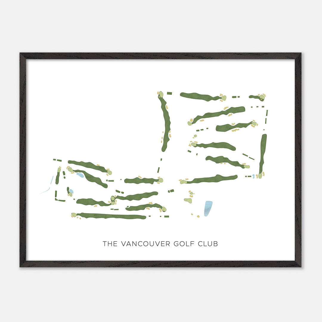 Print of The Vancouver Golf Club Modern Map
