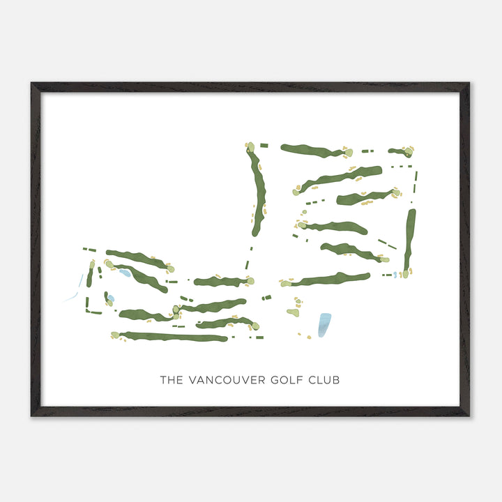 Print of The Vancouver Golf Club Modern Map