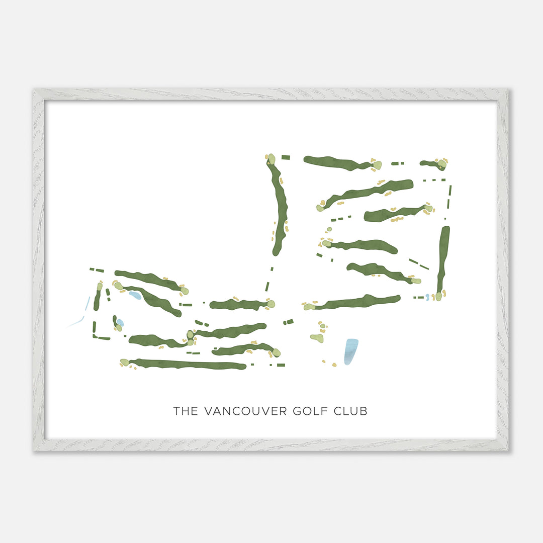 Print of The Vancouver Golf Club Modern Map