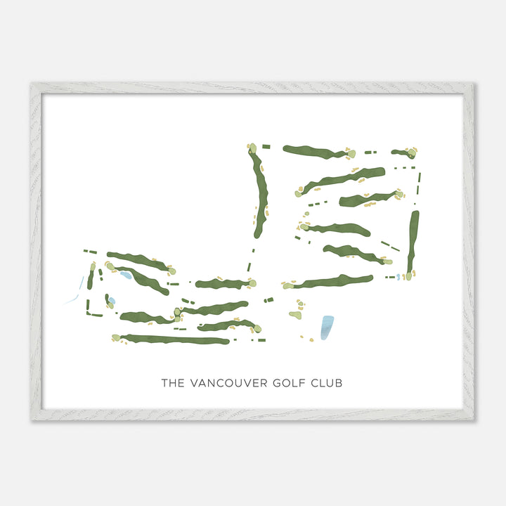 Print of The Vancouver Golf Club Modern Map