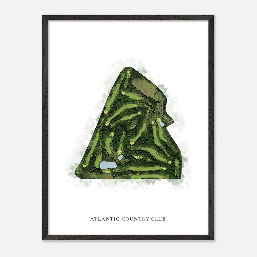 Print of Atlantic Country Club Classic Map