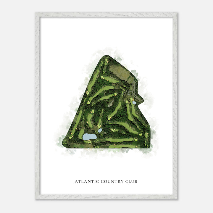 Print of Atlantic Country Club Classic Map