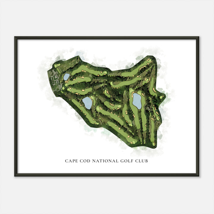 Print of Cape Cod National Golf Club Classic Map