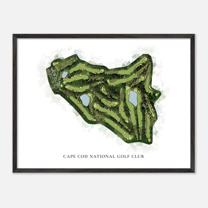 Print of Cape Cod National Golf Club Classic Map