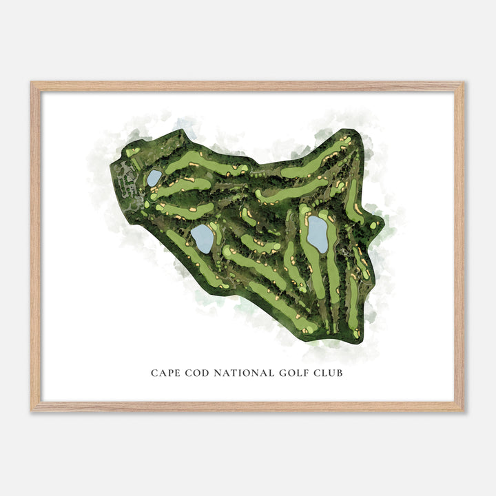 Print of Cape Cod National Golf Club Classic Map