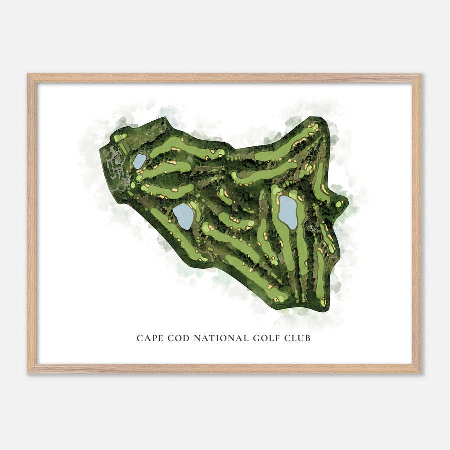 Print of Cape Cod National Golf Club Classic Map