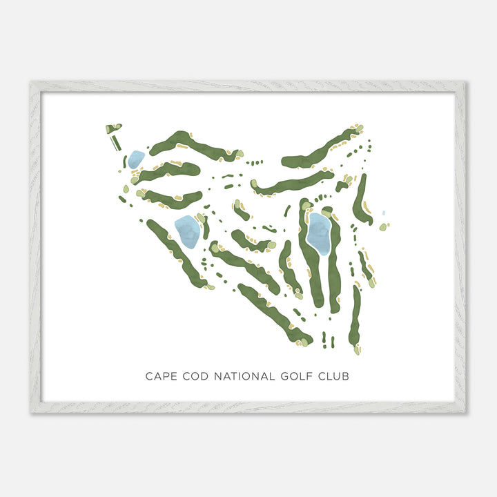 Print of Cape Cod National Golf Club Modern Map