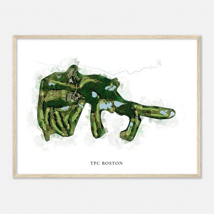 Print of Tpc Boston Classic Map