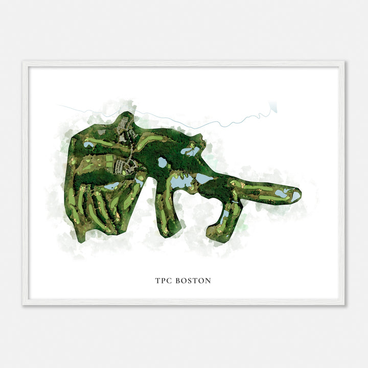 Print of Tpc Boston Classic Map