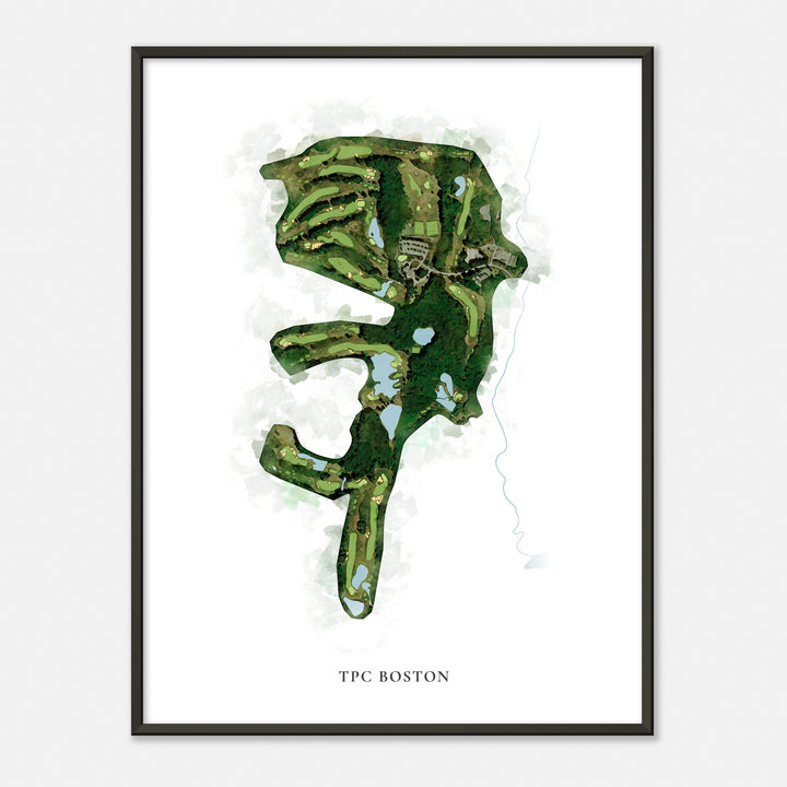 Print of Tpc Boston Classic Map