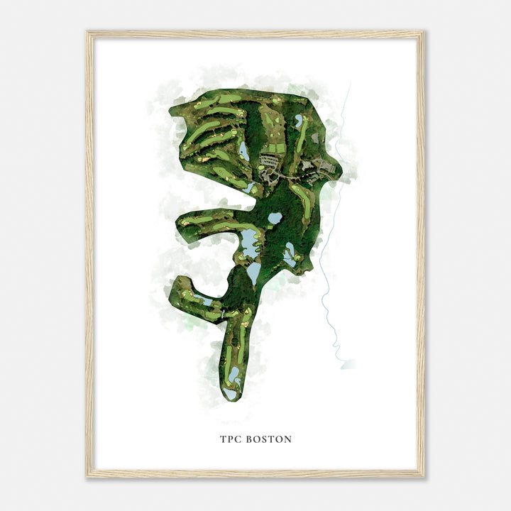 Print of Tpc Boston Classic Map