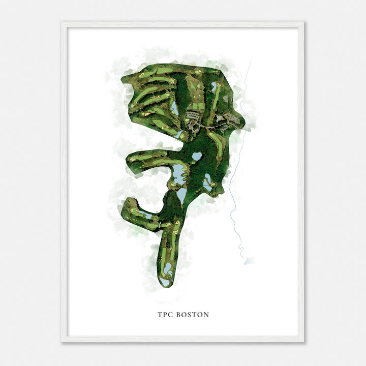 Print of Tpc Boston Classic Map