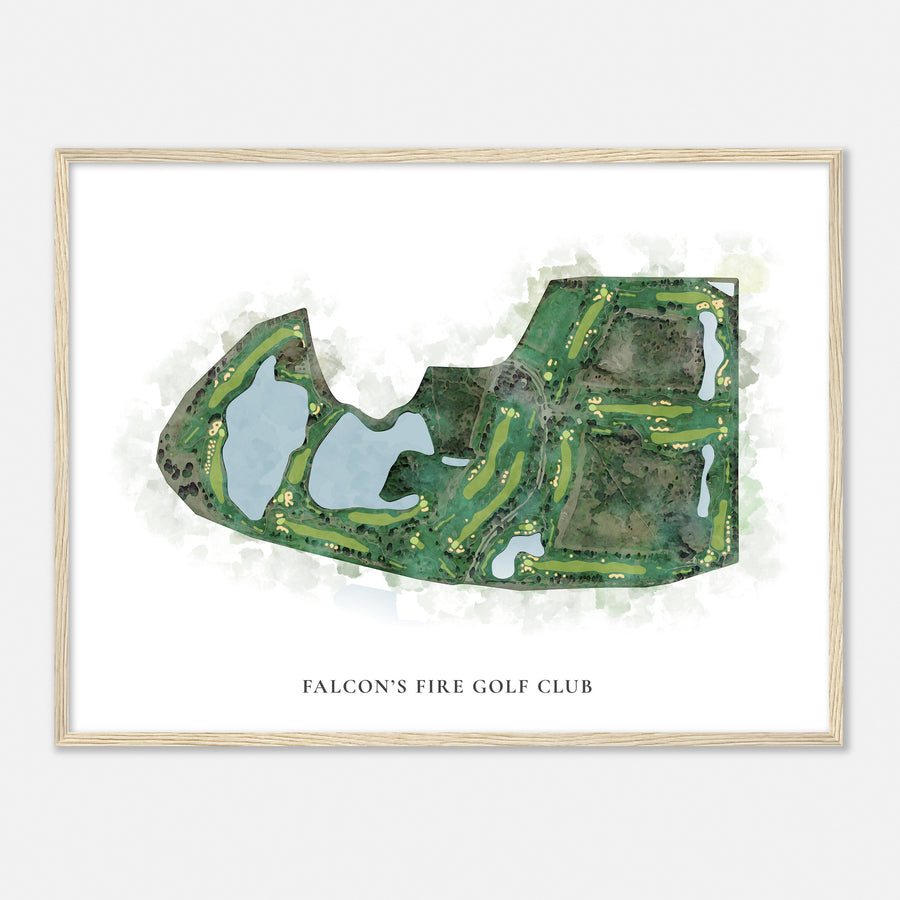 Print of Falcon'S Fire Golf Club Classic Map