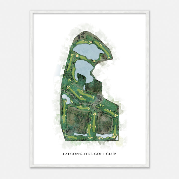 Print of Falcon'S Fire Golf Club Classic Map