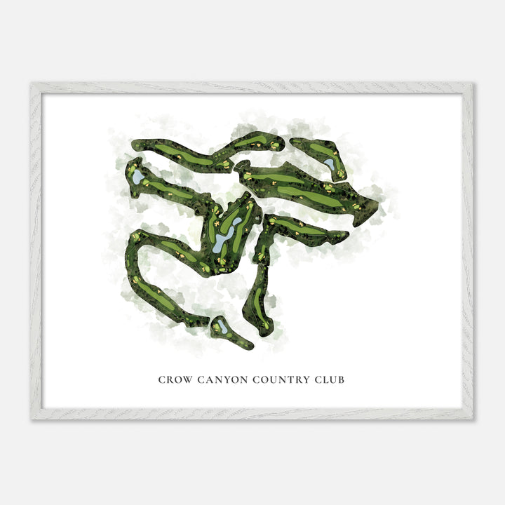 Print of Crow Canyon Country Club Classic Map