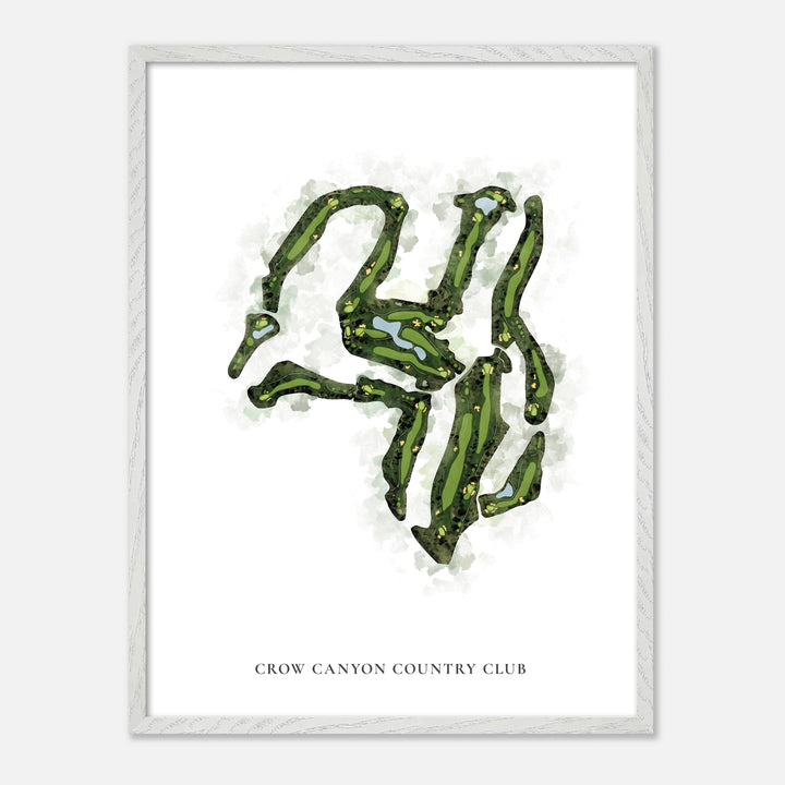Print of Crow Canyon Country Club Classic Map