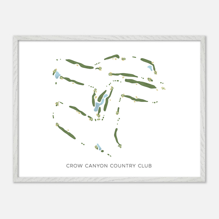 Print of Crow Canyon Country Club Modern Map