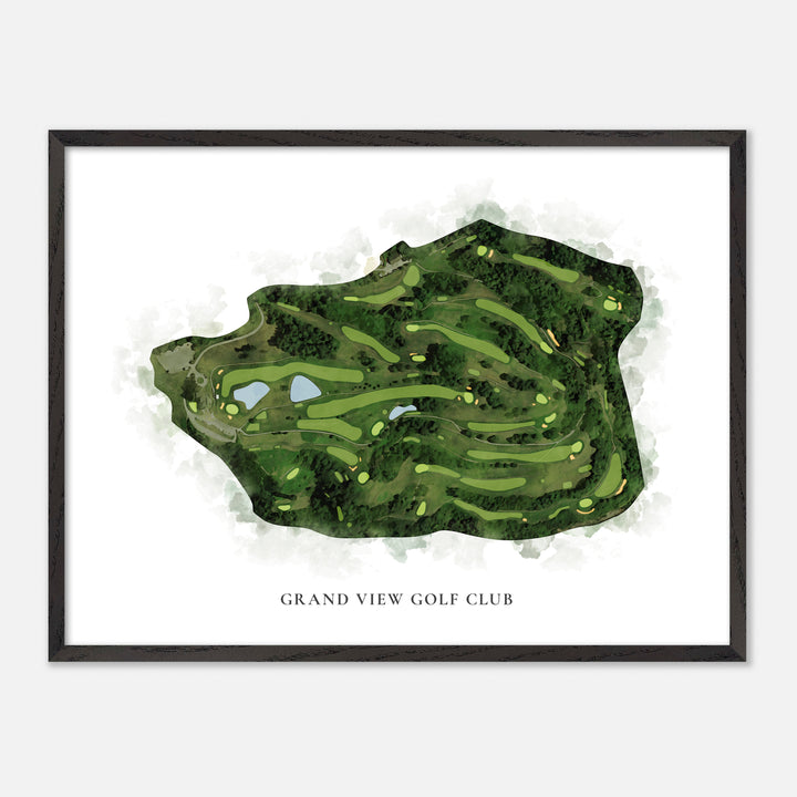 Print of Grand View Golf Club Classic Map
