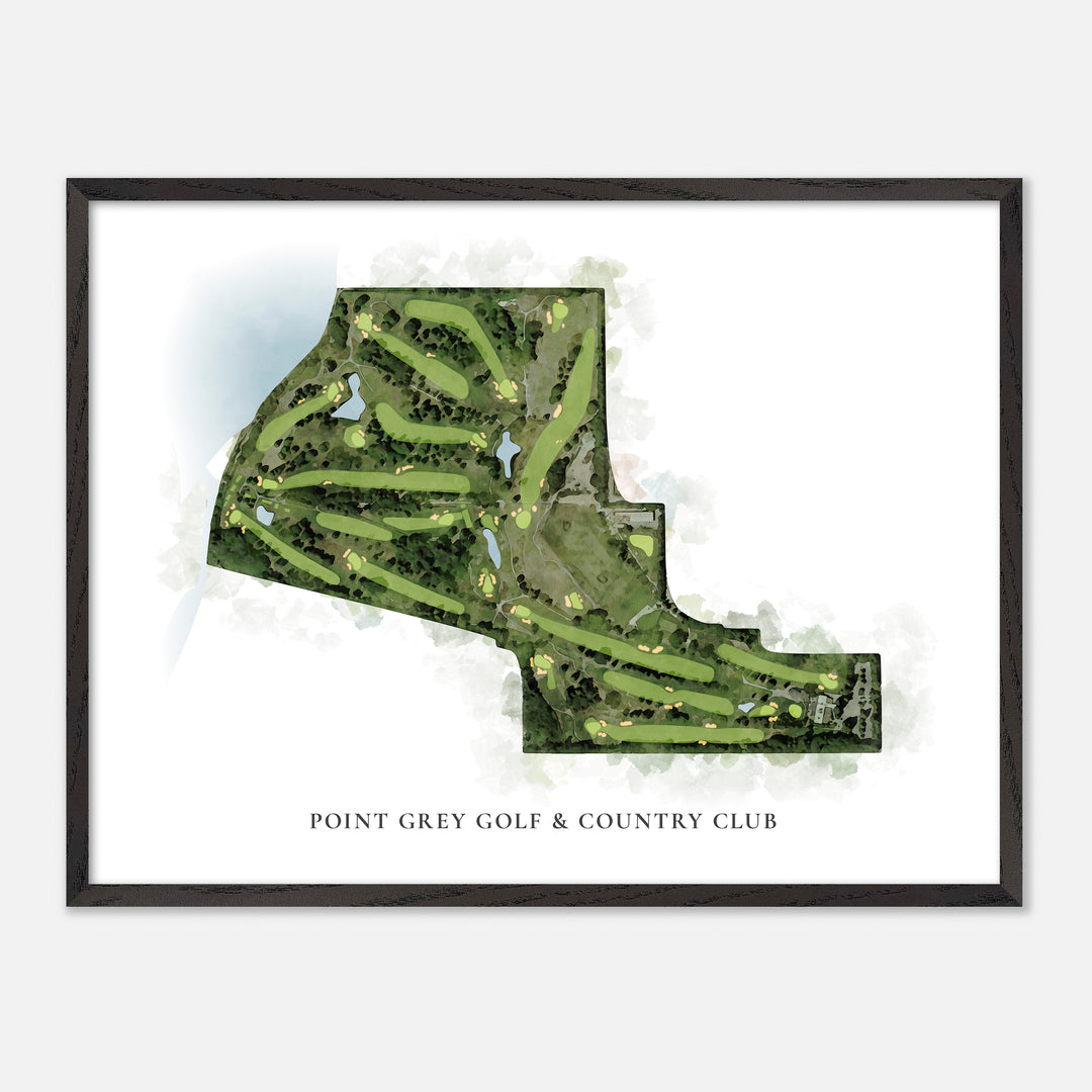 Print of Point Grey Golf &amp; Country Club Classic Map