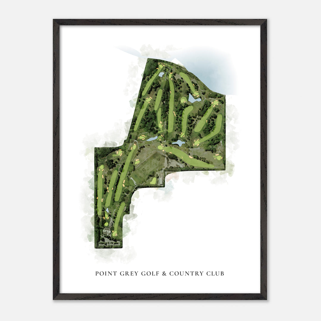 Print of Point Grey Golf &amp; Country Club Classic Map