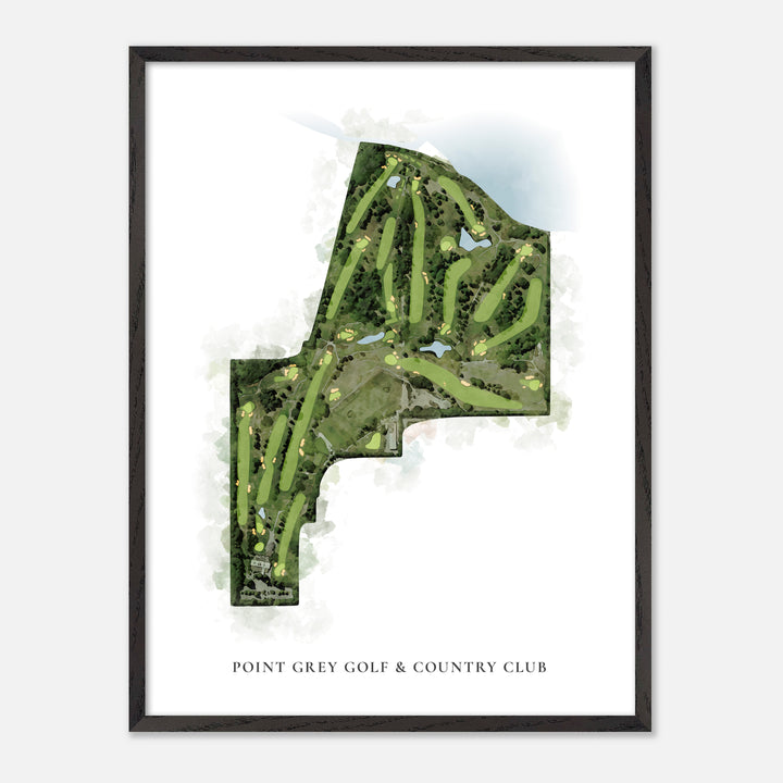 Print of Point Grey Golf &amp; Country Club Classic Map