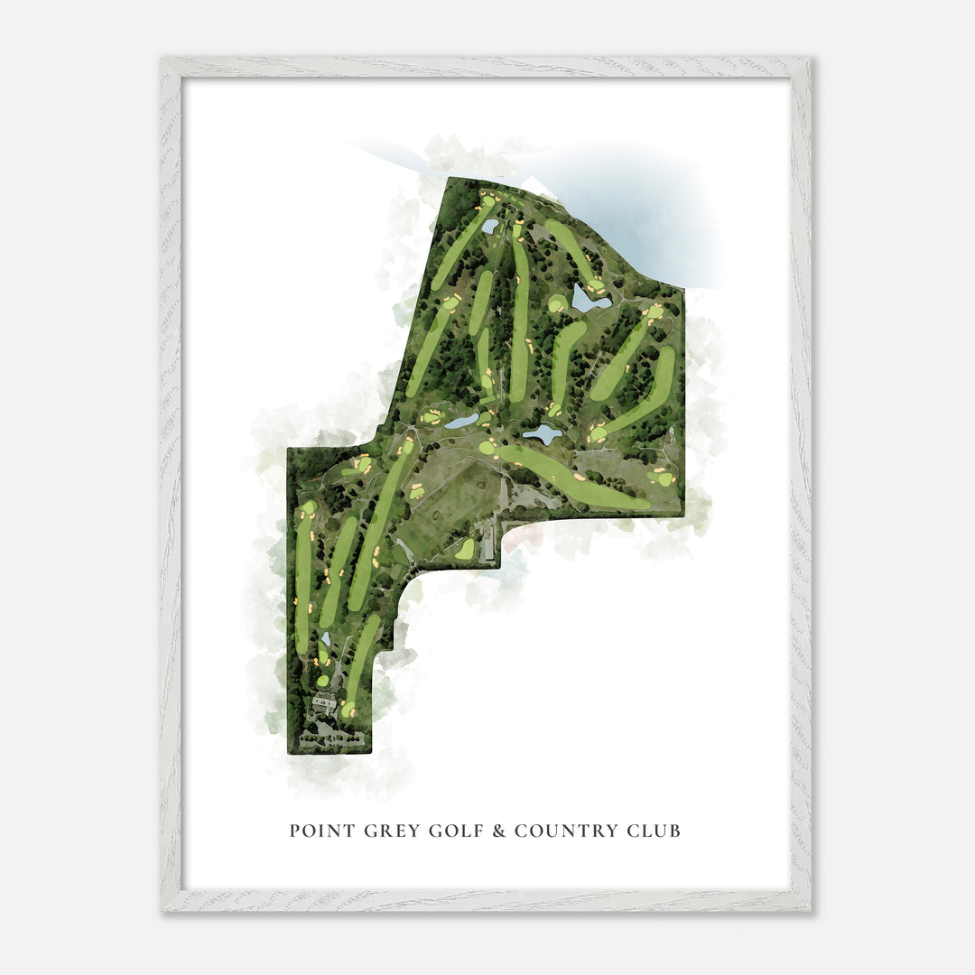 Print of Point Grey Golf &amp; Country Club Classic Map