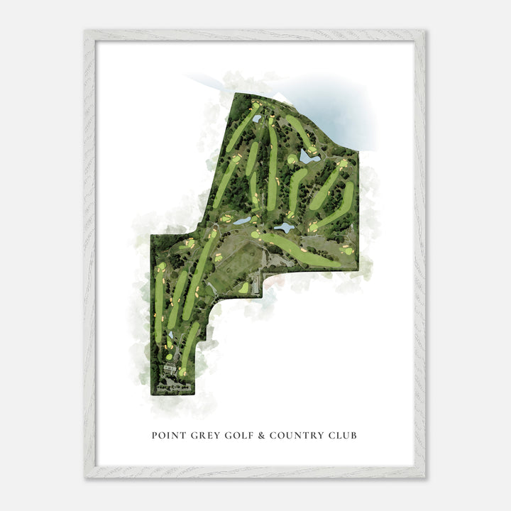 Print of Point Grey Golf &amp; Country Club Classic Map