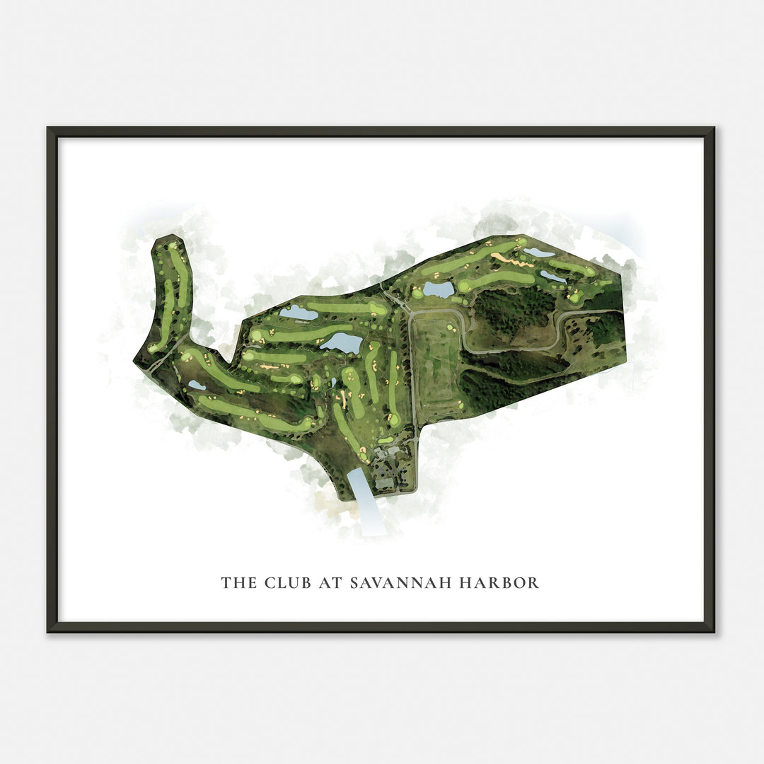 Print of The Club At Savannah Harbor Classic Map