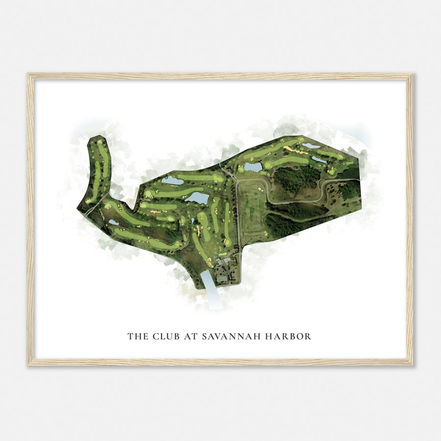 Print of The Club At Savannah Harbor Classic Map