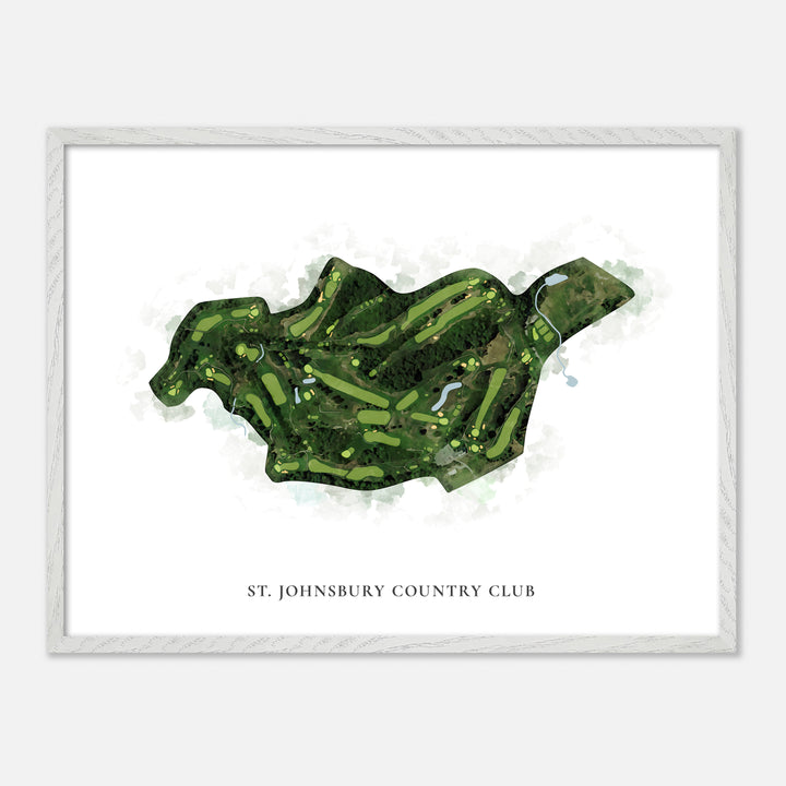 Print of St. Johnsbury Country Club Classic Map