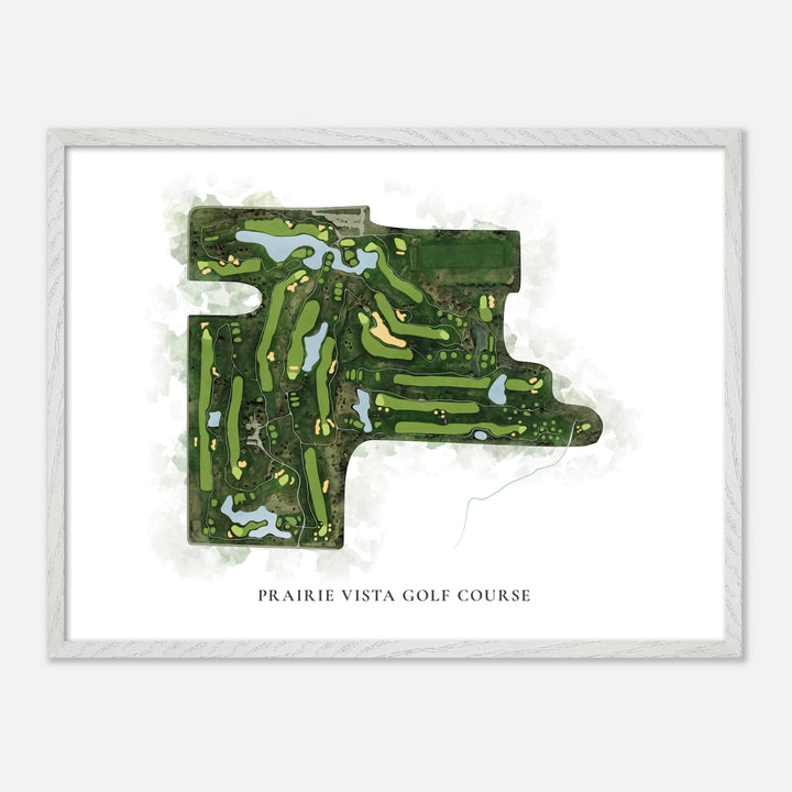 Print of Prairie Vista Golf Course Classic Map