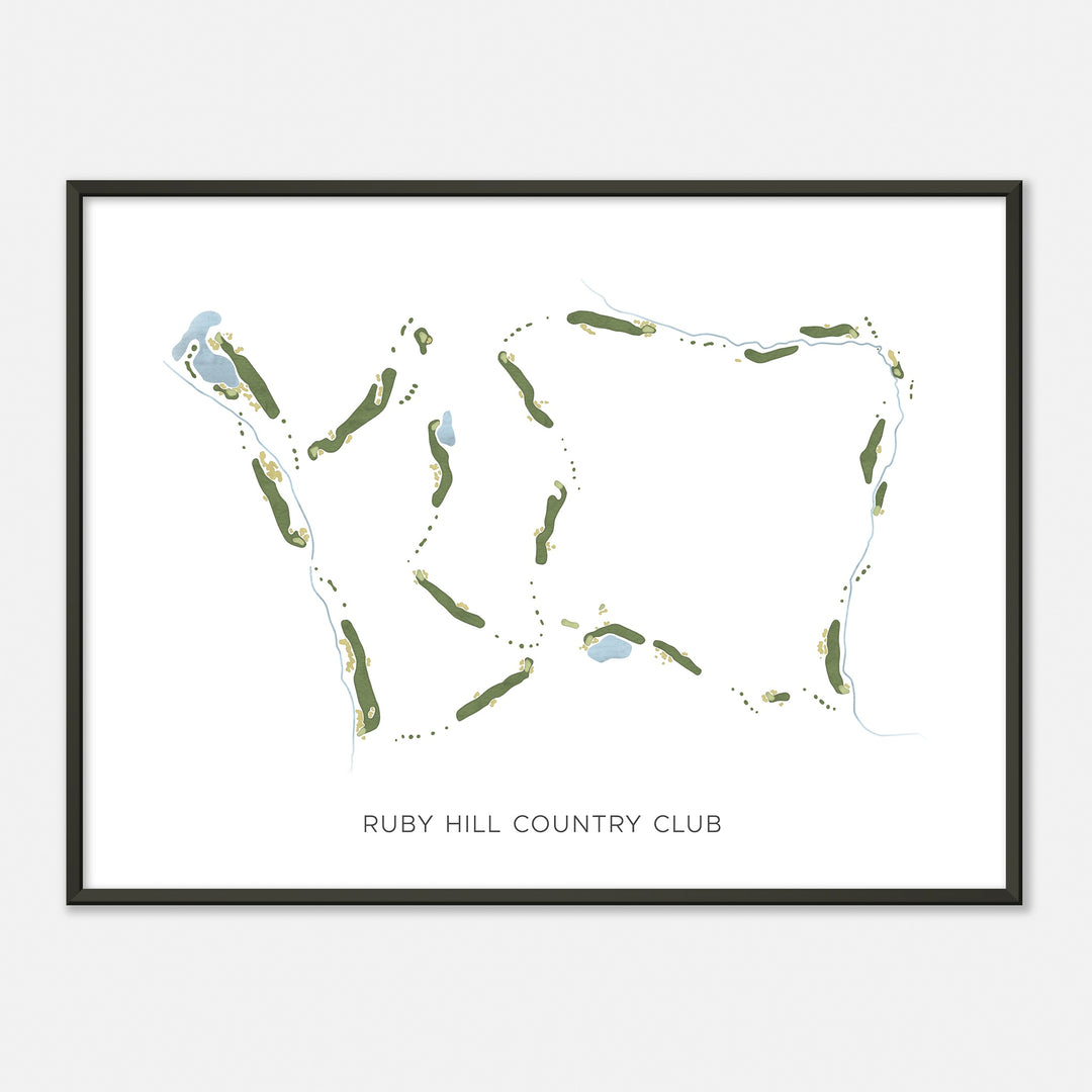 Print of Ruby Hill Country Club Modern Map