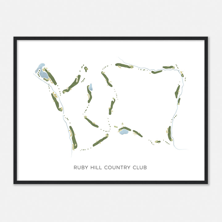 Print of Ruby Hill Country Club Modern Map