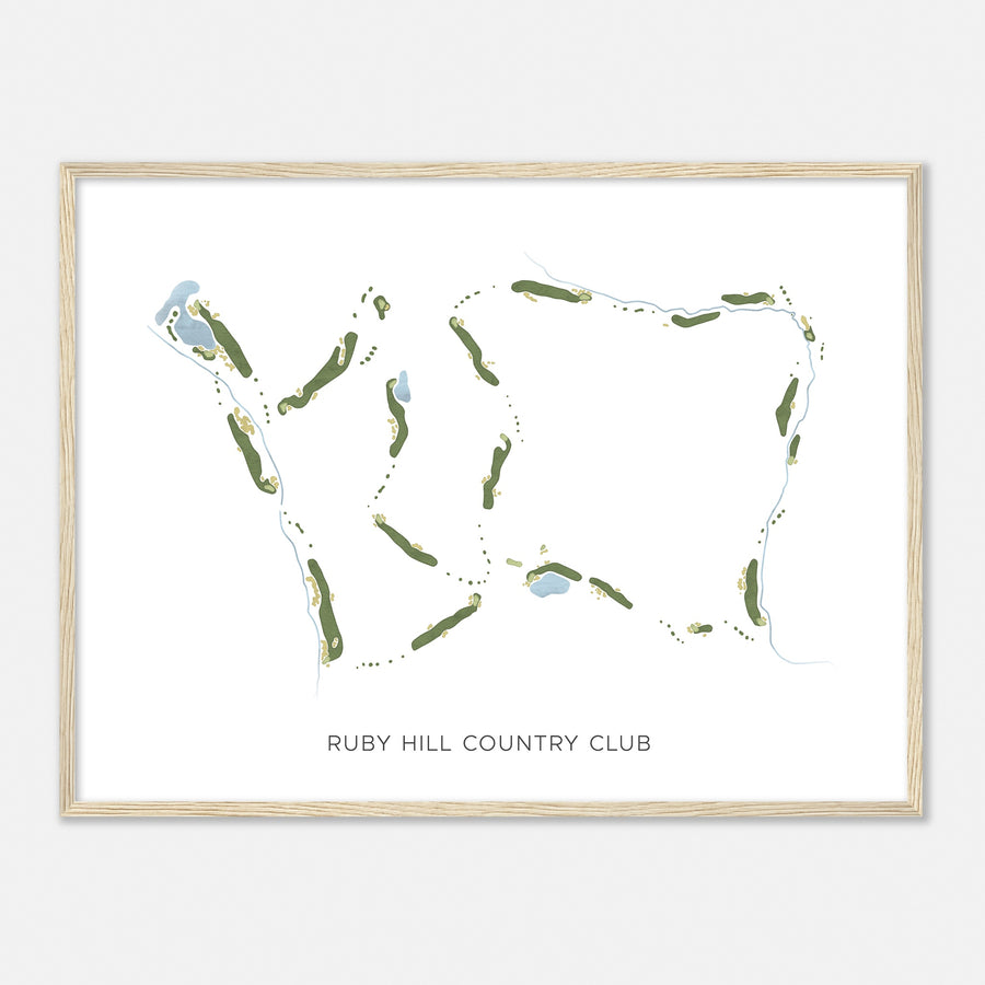 Print of Ruby Hill Country Club Modern Map