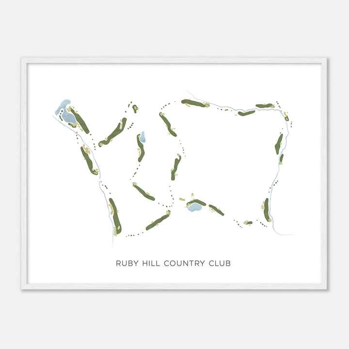 Print of Ruby Hill Country Club Modern Map