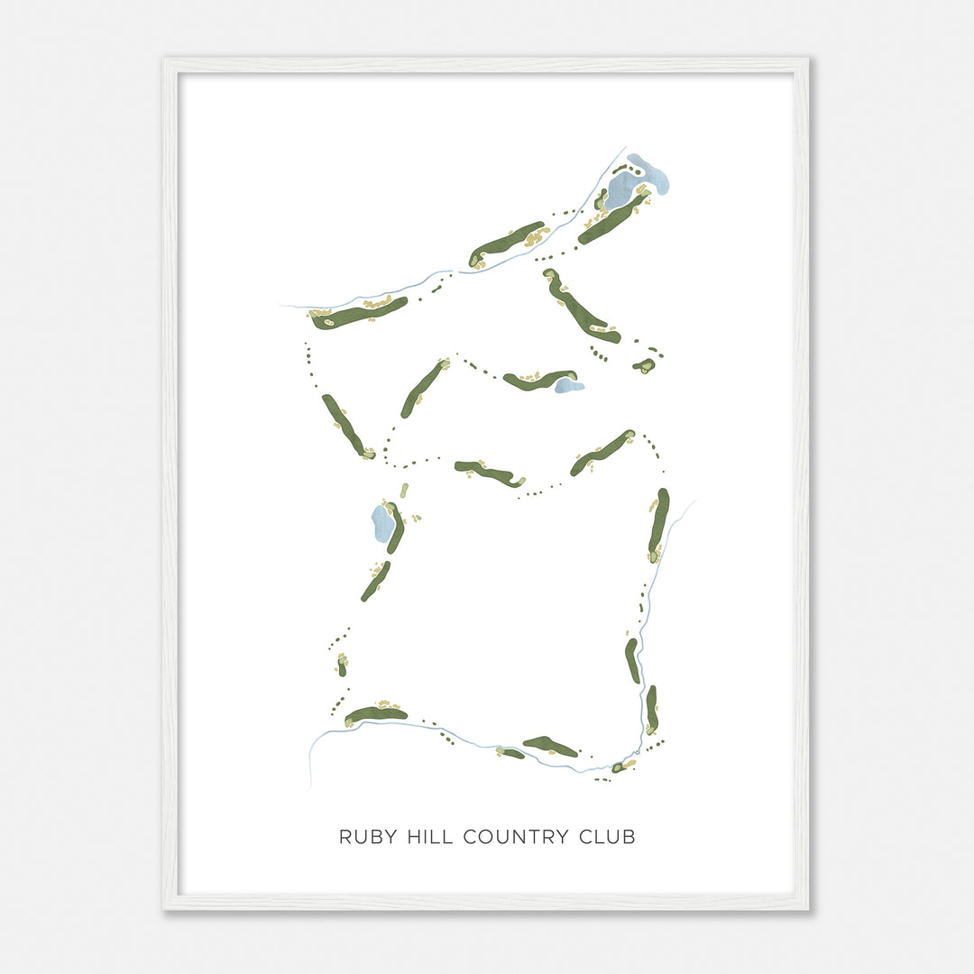 Print of Ruby Hill Country Club Modern Map