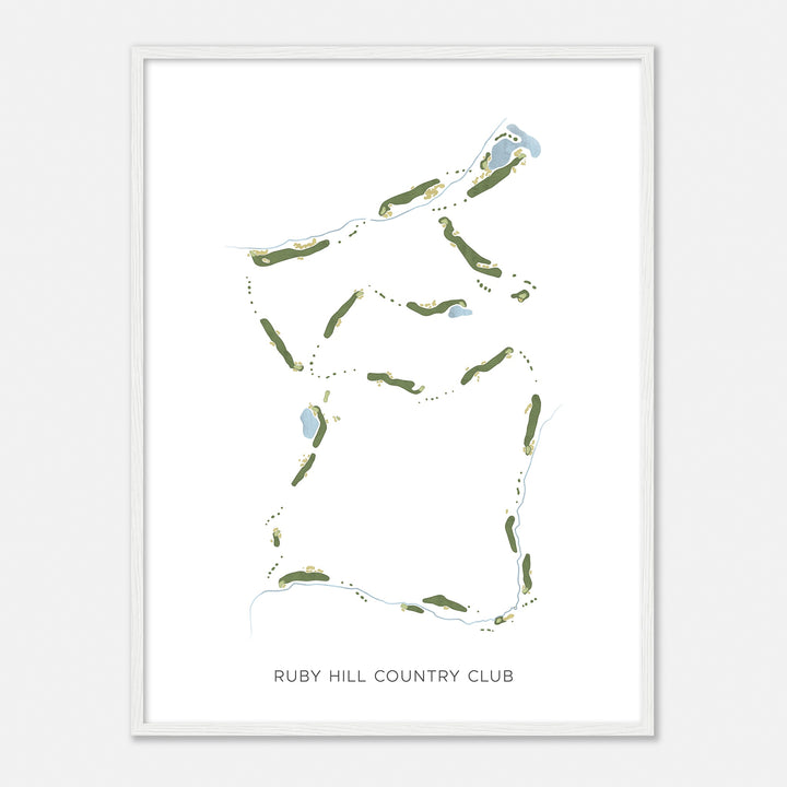 Print of Ruby Hill Country Club Modern Map
