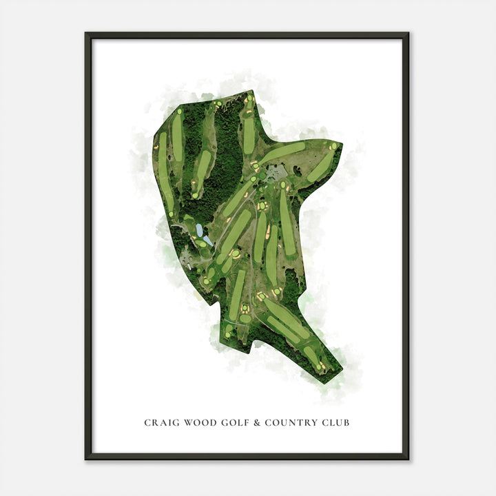 Print of Craig Wood Golf &amp; Country Club Classic Map