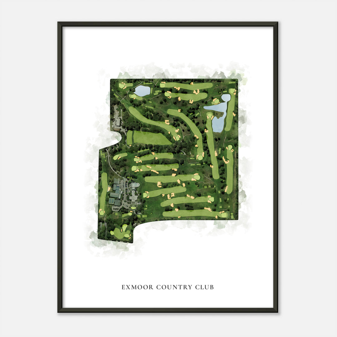 Print of Exmoor Country Club Classic Map