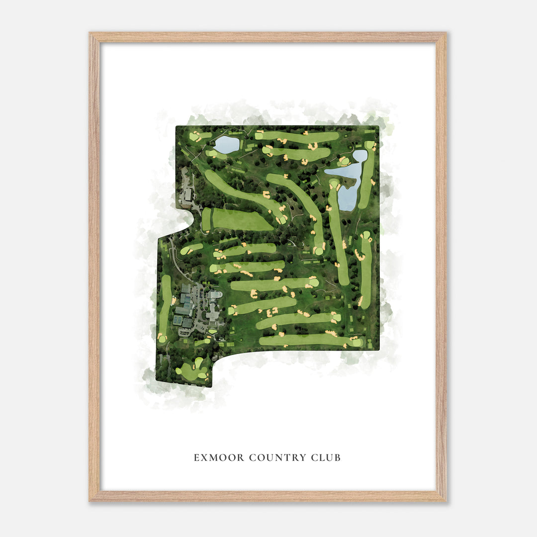 Print of Exmoor Country Club Classic Map