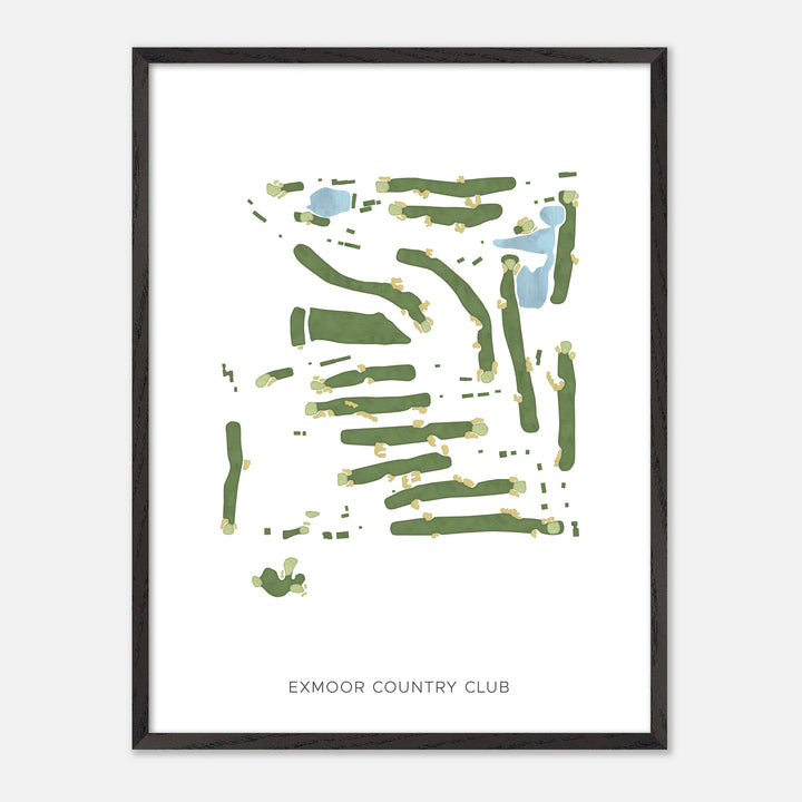 Print of Exmoor Country Club Modern Map
