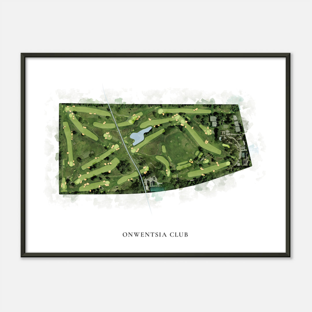 Print of Onwentsia Club Classic Map